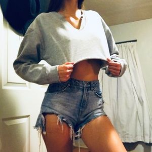 Missguided Fleece-lined Cropped Sweatshirt ✨🌻